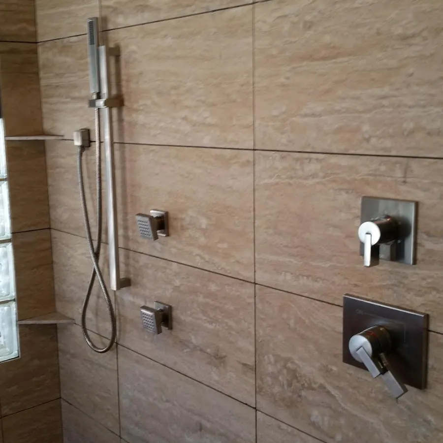 Shower fixture installation for Water Heater Replacement in Obetz